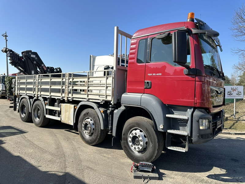 MAN TGS 35.420 8x4 + CRANE HIAB X-HIPRO 302 EP-5 - 192.000km - ROTATOR - 5/6 F - PLATFORM 6m55 - AIR SUSPENSION - TUV 06/2025 - TOP CONDITION - 栏板式/ 平板卡车, 起重车:图1 MAN TGS 35.420 8x4 + CRANE HIAB X-HIPRO 302 EP-5 - 192.000km - ROTATOR - 5/6 F - PLATFORM 6m55 - AIR SUSPENSION - TUV 06/2025 - TOP CONDITION - 栏板式/ 平板卡车, 起重车:图1