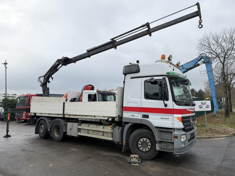 Mercedes-Benz ACTROS 2544 6x2 MP2 + CRANE ATLAS 165.2E (3x HYDR) - RADIO - *FULL AIR* - LIFT + STEERING AXLE - *299.000km* - PLATFORM 6m50 - 起重车:图1 Mercedes-Benz ACTROS 2544 6x2 MP2 + CRANE ATLAS 165.2E (3x HYDR) - RADIO - *FULL AIR* - LIFT + STEERING AXLE - *299.000km* - PLATFORM 6m50 - 起重车:图1