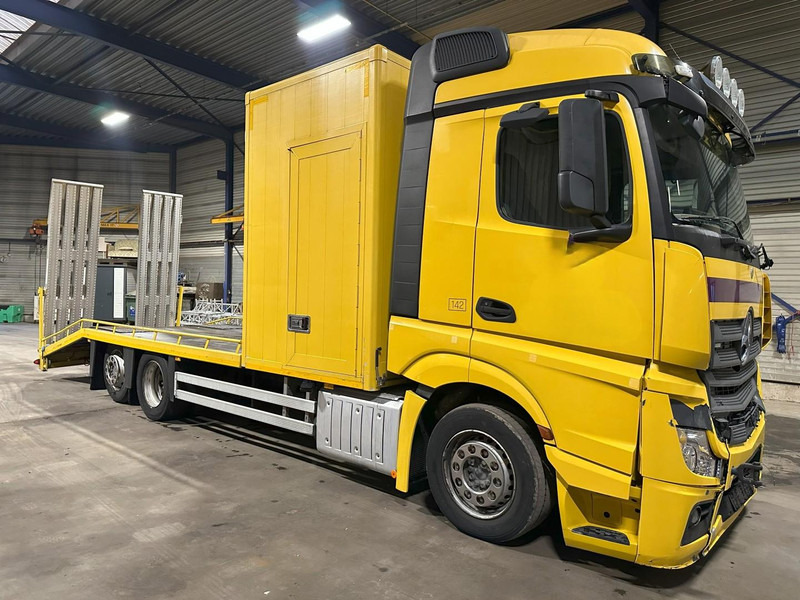 Mercedes-Benz ACTROS 2745 6x2 OPRIJWAGEN / AUTOTRANSPORTER / MACHINE CARRIER - WINCH - 6m10 - EURO 5 - LIFT AXLE - HYDR RAMPS - NL TRUCK - 自动转运卡车:图4 Mercedes-Benz ACTROS 2745 6x2 OPRIJWAGEN / AUTOTRANSPORTER / MACHINE CARRIER - WINCH - 6m10 - EURO 5 - LIFT AXLE - HYDR RAMPS - NL TRUCK - 自动转运卡车:图4