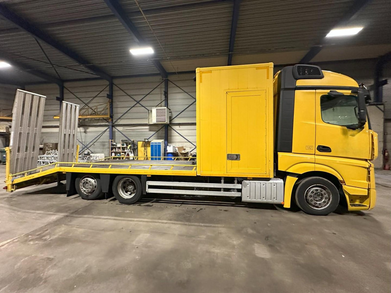 Mercedes-Benz ACTROS 2745 6x2 OPRIJWAGEN / AUTOTRANSPORTER / MACHINE TRANSPORTER - WINCH - 6m10 - EURO 5 - LIFT AXLE - HYDR RAMPS - NL TRUCK - 拖吊车:图5 Mercedes-Benz ACTROS 2745 6x2 OPRIJWAGEN / AUTOTRANSPORTER / MACHINE TRANSPORTER - WINCH - 6m10 - EURO 5 - LIFT AXLE - HYDR RAMPS - NL TRUCK - 拖吊车:图5