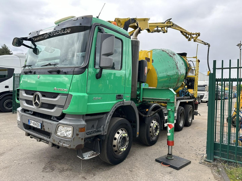 Mercedes-Benz ACTROS 3241 8x4 PUMI PM M 21-3 (21m) Putzmeister - *238.000km* / 1586H - EPS - BLADVERING / NAAFREDUCTIE - 混凝土泵车:图4 Mercedes-Benz ACTROS 3241 8x4 PUMI PM M 21-3 (21m) Putzmeister - *238.000km* / 1586H - EPS - BLADVERING / NAAFREDUCTIE - 混凝土泵车:图4