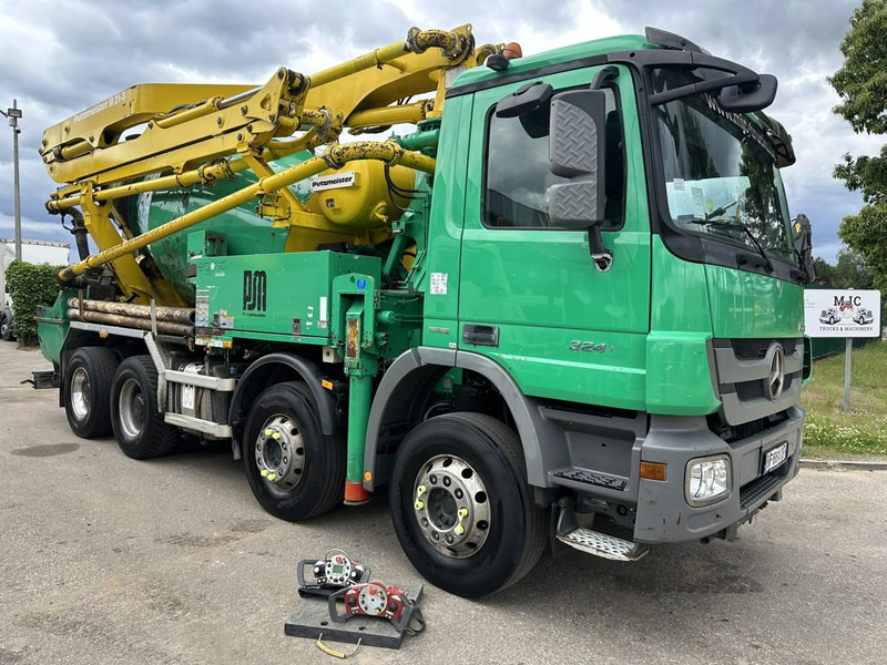 Mercedes-Benz ACTROS 3241 8x4 PUMI PM M 21-3 (21m) Putzmeister - *238.000km* / 1586H - EPS - BLADVERING / NAAFREDUCTIE - 混凝土泵车:图2 Mercedes-Benz ACTROS 3241 8x4 PUMI PM M 21-3 (21m) Putzmeister - *238.000km* / 1586H - EPS - BLADVERING / NAAFREDUCTIE - 混凝土泵车:图2