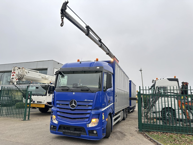 Mercedes-Benz Actros 2645 6x2 105m³ JUMBO + RETARDER + KRAN PALFINGER PK 19.001 SLD (4x) + RADIO - *FULL AIR* - FRIGO - EURO 6 - SAF AXLES - BELGIAN TRUCK - 厢式卡车, 起重车:图4 Mercedes-Benz Actros 2645 6x2 105m³ JUMBO + RETARDER + KRAN PALFINGER PK 19.001 SLD (4x) + RADIO - *FULL AIR* - FRIGO - EURO 6 - SAF AXLES - BELGIAN TRUCK - 厢式卡车, 起重车:图4
