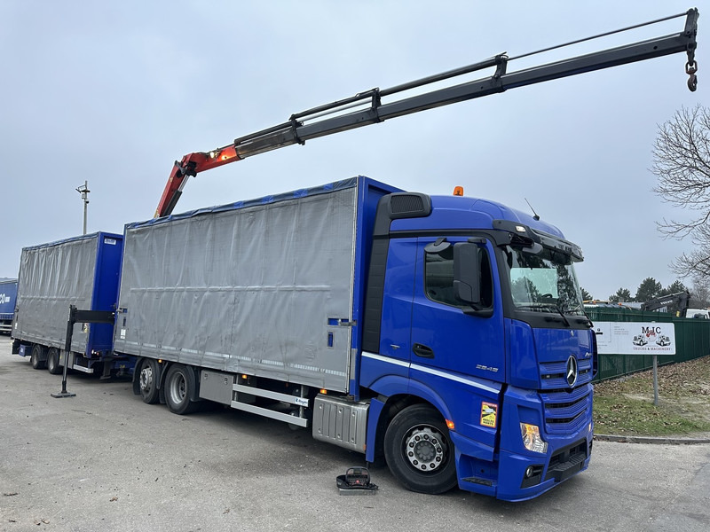 Mercedes-Benz Actros 2645 6x2 105m³ JUMBO + RETARDER + KRAN PALFINGER PK 19.001 SLD (4x) + RADIO - *FULL AIR* - FRIGO - EURO 6 - SAF AXLES - BELGIAN TRUCK - 厢式卡车, 起重车:图2 Mercedes-Benz Actros 2645 6x2 105m³ JUMBO + RETARDER + KRAN PALFINGER PK 19.001 SLD (4x) + RADIO - *FULL AIR* - FRIGO - EURO 6 - SAF AXLES - BELGIAN TRUCK - 厢式卡车, 起重车:图2
