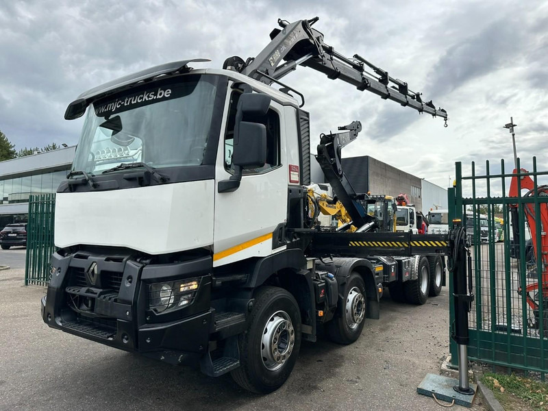 Renault C460 8x4 HOOKLIFT + (19m!) CRANE HIAB 288 E-6 HIDUO - RADIO - 5/6 F - STEEL SPRING / HUB REDUCTION - BE TRUCK - 吊钩升降车, 起重车:图3 Renault C460 8x4 HOOKLIFT + (19m!) CRANE HIAB 288 E-6 HIDUO - RADIO - 5/6 F - STEEL SPRING / HUB REDUCTION - BE TRUCK - 吊钩升降车, 起重车:图3