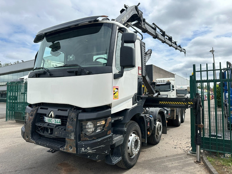 Renault C460 8x4 HOOKLIFT + CRANE HIAB 288 E-6 HIDUO - RADIO - 5/6 F - STEEL SPRING / HUB REDUCTION - 吊钩升降车, 起重车:图3 Renault C460 8x4 HOOKLIFT + CRANE HIAB 288 E-6 HIDUO - RADIO - 5/6 F - STEEL SPRING / HUB REDUCTION - 吊钩升降车, 起重车:图3