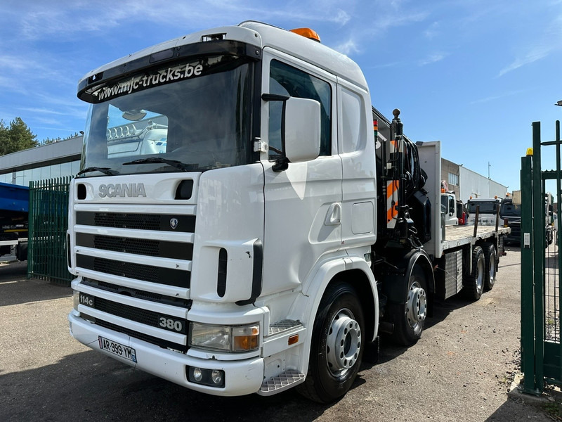 Scania 114C-380 8x4 + CRANE HIAB 700 E-5 - PLATFORM 6m80 + TWISTLOCKS - MANUAL - RETARDER - STEEL SPRING / BIG AXLE HUB REDUCTION - AP ACHSEN - 起重车:图3 Scania 114C-380 8x4 + CRANE HIAB 700 E-5 - PLATFORM 6m80 + TWISTLOCKS - MANUAL - RETARDER - STEEL SPRING / BIG AXLE HUB REDUCTION - AP ACHSEN - 起重车:图3