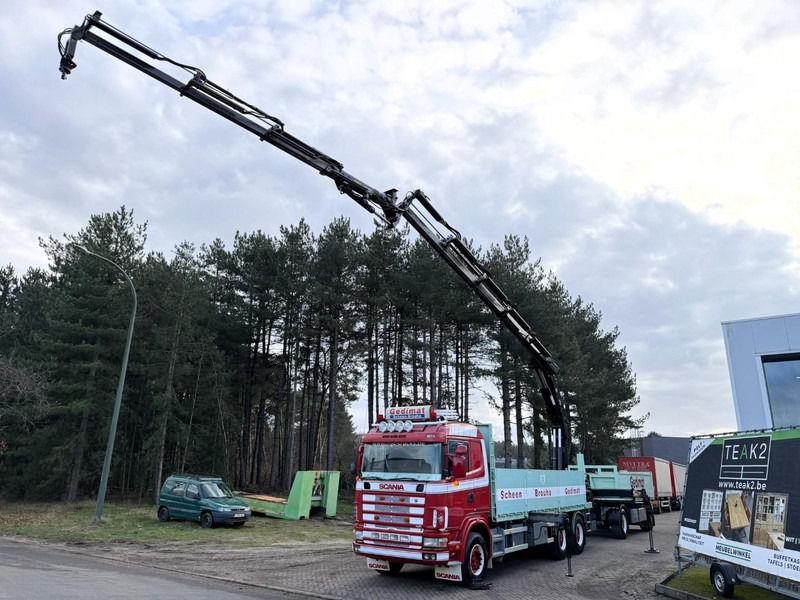 Scania 164L-480 V8 6x4 + CRANE HIAB 350-4 + JIB 90-4 - *TOP CONDITION* - ROTATOR - RADIO - RETARDER - STEEL SPRING / HUB REDUCTION - BE TRUCK - 起重车:图4 Scania 164L-480 V8 6x4 + CRANE HIAB 350-4 + JIB 90-4 - *TOP CONDITION* - ROTATOR - RADIO - RETARDER - STEEL SPRING / HUB REDUCTION - BE TRUCK - 起重车:图4