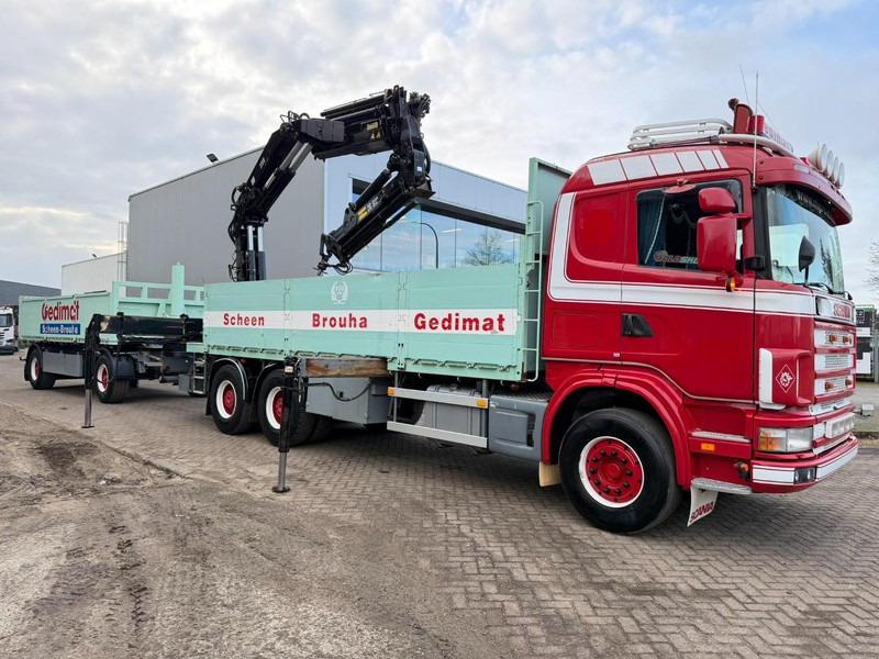 Scania 164L-480 V8 6x4 + CRANE HIAB 350-4 + JIB 90-4 - *TOP CONDITION* - ROTATOR - RADIO - RETARDER - STEEL SPRING / HUB REDUCTION - BE TRUCK - 起重车:图1 Scania 164L-480 V8 6x4 + CRANE HIAB 350-4 + JIB 90-4 - *TOP CONDITION* - ROTATOR - RADIO - RETARDER - STEEL SPRING / HUB REDUCTION - BE TRUCK - 起重车:图1