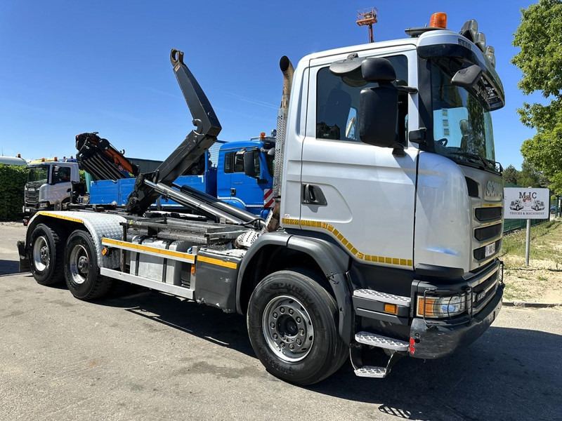 Scania G450 6x4 HOOKLIFT AJK 20T - 5760mm - 3m90 WB - HUB REDUCTION / STEEL SUSP. - EURO 6 - BE TRUCK - 吊钩升降车:图1 Scania G450 6x4 HOOKLIFT AJK 20T - 5760mm - 3m90 WB - HUB REDUCTION / STEEL SUSP. - EURO 6 - BE TRUCK - 吊钩升降车:图1