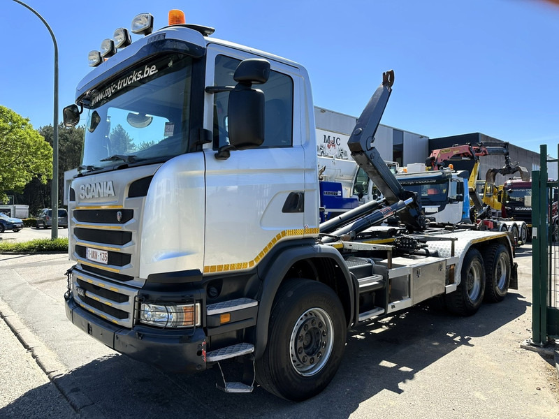 Scania G450 6x4 HOOKLIFT AJK 20T - 5760mm - 3m90 WB - HUB REDUCTION / STEEL SUSP. - EURO 6 - BE TRUCK - 吊钩升降车:图3 Scania G450 6x4 HOOKLIFT AJK 20T - 5760mm - 3m90 WB - HUB REDUCTION / STEEL SUSP. - EURO 6 - BE TRUCK - 吊钩升降车:图3