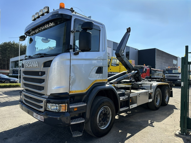 Scania G450 6x4 HOOKLIFT / HAAKSYSTEEM AJK 20T - 5760mm - 3m90 WB - HUB REDUCTION / STEEL SUSPENSION - EURO 6 - BE TRUCK - 吊钩升降车:图3 Scania G450 6x4 HOOKLIFT / HAAKSYSTEEM AJK 20T - 5760mm - 3m90 WB - HUB REDUCTION / STEEL SUSPENSION - EURO 6 - BE TRUCK - 吊钩升降车:图3