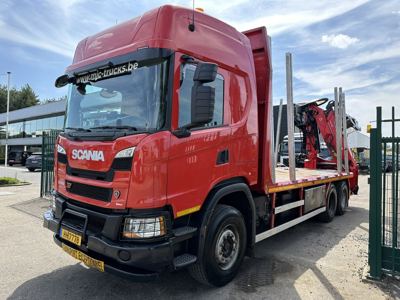 Scania G500 XT 6x4 WOOD / TIMBER / HOLZ CRANE PALFINGER EPSILON Q150Z + RETARDER - FULL AIR SUSP. - BE TRUCK - 木材运输车, 起重车:图3 Scania G500 XT 6x4 WOOD / TIMBER / HOLZ CRANE PALFINGER EPSILON Q150Z + RETARDER - FULL AIR SUSP. - BE TRUCK - 木材运输车, 起重车:图3