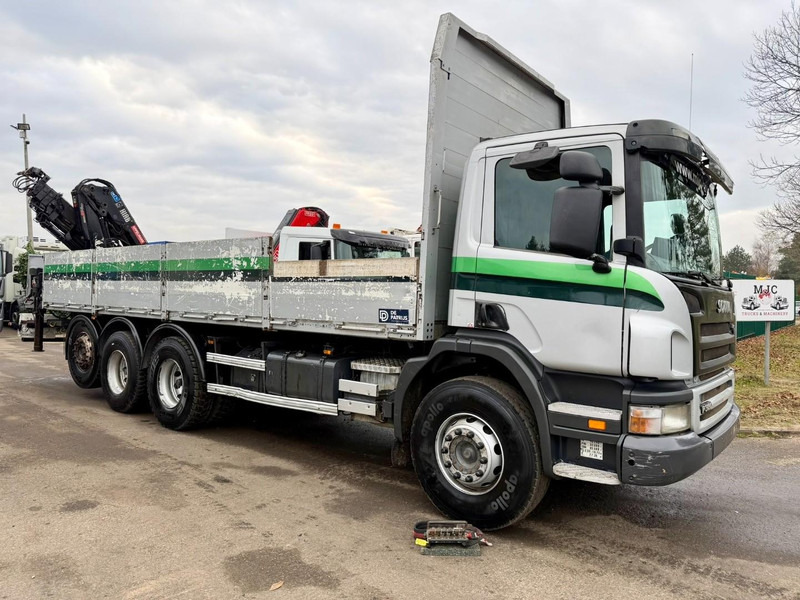 Scania P380 8x4 TRIDEM + CRANE HIAB 166 ES-5 HIPRO - ROTATOR + RADIO - 7m60 PLATFORM - MANUAL - LIFT + STEERING AXLE - 起重车:图3 Scania P380 8x4 TRIDEM + CRANE HIAB 166 ES-5 HIPRO - ROTATOR + RADIO - 7m60 PLATFORM - MANUAL - LIFT + STEERING AXLE - 起重车:图3