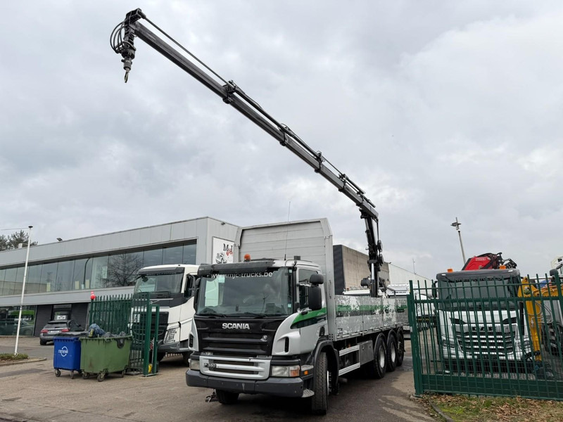 Scania P380 8x4 TRIDEM + CRANE HIAB 166 ES-5 HIPRO - ROTATOR + RADIO - 7m60 PLATFORM - MANUAL - LIFT + STEERING AXLE - 起重车:图5 Scania P380 8x4 TRIDEM + CRANE HIAB 166 ES-5 HIPRO - ROTATOR + RADIO - 7m60 PLATFORM - MANUAL - LIFT + STEERING AXLE - 起重车:图5