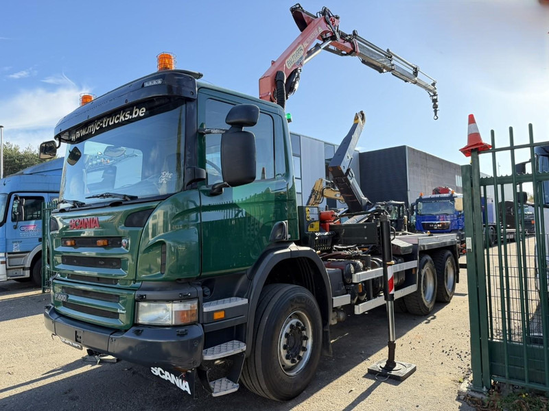 Scania P400 6x4 HOOKLIFT + CRANE PALFINGER PK9001 EH - RETARDER - 5/6F + ROTATOR + RADIO - WB 3m90 - EURO 5 - HUB REDUCTION / SPRING - BE TRUCK - 吊钩升降车, 起重车:图4 Scania P400 6x4 HOOKLIFT + CRANE PALFINGER PK9001 EH - RETARDER - 5/6F + ROTATOR + RADIO - WB 3m90 - EURO 5 - HUB REDUCTION / SPRING - BE TRUCK - 吊钩升降车, 起重车:图4