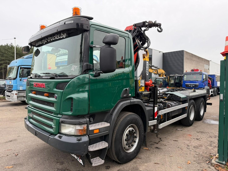 Scania P400 6x4 HOOKLIFT + CRANE PALFINGER PK9001 EH - RETARDER - 5/6F + ROTATOR + RADIO - WB 3m90 - EURO 5 - HUB REDUCTION / SPRING - BE TRUCK - 吊钩升降车, 起重车:图3 Scania P400 6x4 HOOKLIFT + CRANE PALFINGER PK9001 EH - RETARDER - 5/6F + ROTATOR + RADIO - WB 3m90 - EURO 5 - HUB REDUCTION / SPRING - BE TRUCK - 吊钩升降车, 起重车:图3