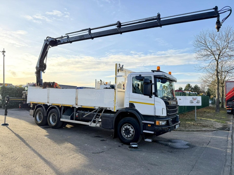 Scania P410 6x4 + CRANE HIAB X-HIDUO 188 ES-4 - RETARDER - ROTATOR - PLATFORM 6m80 - BIG AXLES HUB REDUCTION - STEEL SPRING - TUV 05/2026 - 起重车:图1 Scania P410 6x4 + CRANE HIAB X-HIDUO 188 ES-4 - RETARDER - ROTATOR - PLATFORM 6m80 - BIG AXLES HUB REDUCTION - STEEL SPRING - TUV 05/2026 - 起重车:图1