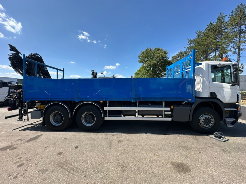 Scania P410 6x4 PRITSCHE + KRAN HIAB 166 ES-4 - RETARDER - ROTATOR - PLATFORM 6m80 - BIG AXLES HUB REDUCTION - STEEL SPRING - 栏板式/ 平板卡车, 起重车:图5 Scania P410 6x4 PRITSCHE + KRAN HIAB 166 ES-4 - RETARDER - ROTATOR - PLATFORM 6m80 - BIG AXLES HUB REDUCTION - STEEL SPRING - 栏板式/ 平板卡车, 起重车:图5