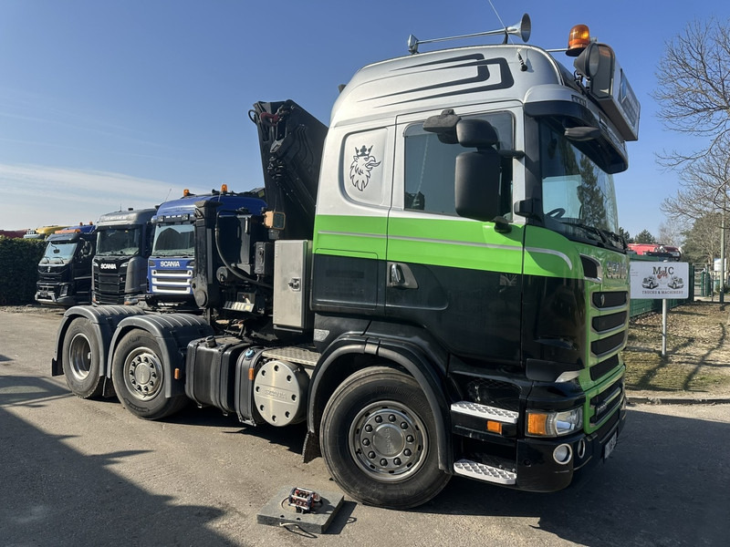 Scania R500 V8 6x2 TRACTOR + CRANE MKG HLK 231 HP (23tm) - 4x HYDR - RADIO - RETARDER - MANUAL - LIFT + STEERING AXLE - 牵引车:图1 Scania R500 V8 6x2 TRACTOR + CRANE MKG HLK 231 HP (23tm) - 4x HYDR - RADIO - RETARDER - MANUAL - LIFT + STEERING AXLE - 牵引车:图1