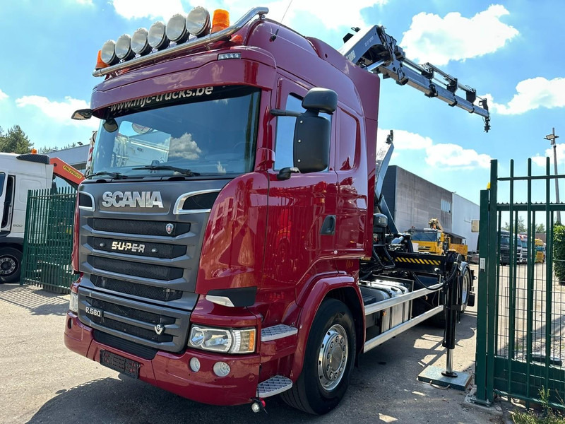 Scania R580 6X2 V8 HOOKLIFT + CRANE HIAB 211 E-4 HIPRO - ROTATOR - RETARDER - ALCOA ALU - RADIO - NL TRUCK - 吊钩升降车, 起重车:图3 Scania R580 6X2 V8 HOOKLIFT + CRANE HIAB 211 E-4 HIPRO - ROTATOR - RETARDER - ALCOA ALU - RADIO - NL TRUCK - 吊钩升降车, 起重车:图3