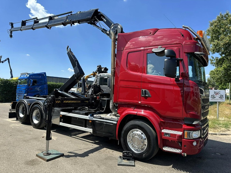 Scania R580 6X2 V8 HOOKLIFT + CRANE HIAB 211 E-4 HIPRO - ROTATOR - RETARDER - ALCOA ALU - RADIO - NL TRUCK - 吊钩升降车, 起重车:图1 Scania R580 6X2 V8 HOOKLIFT + CRANE HIAB 211 E-4 HIPRO - ROTATOR - RETARDER - ALCOA ALU - RADIO - NL TRUCK - 吊钩升降车, 起重车:图1