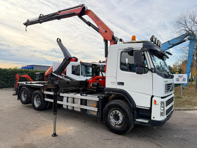 Volvo FM 400 6x2 HOOKLIFT + CRANE PALFINGER PK 15500 B (2x) - 5/6 F - MANUAL - EURO 4 - BE TRUCK - 吊钩升降车, 起重车:图1 Volvo FM 400 6x2 HOOKLIFT + CRANE PALFINGER PK 15500 B (2x) - 5/6 F - MANUAL - EURO 4 - BE TRUCK - 吊钩升降车, 起重车:图1