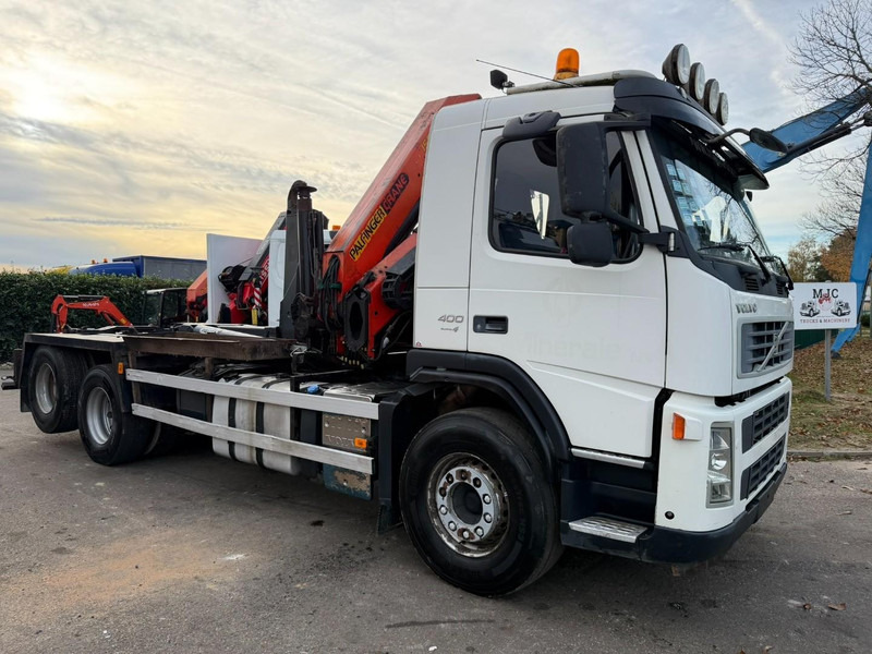 Volvo FM 400 6x2 HOOKLIFT + CRANE PALFINGER PK 15500 B (2x) - 5/6 F - MANUAL - EURO 4 - BE TRUCK - 吊钩升降车, 起重车:图3 Volvo FM 400 6x2 HOOKLIFT + CRANE PALFINGER PK 15500 B (2x) - 5/6 F - MANUAL - EURO 4 - BE TRUCK - 吊钩升降车, 起重车:图3