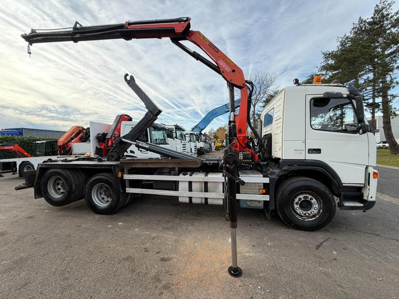 Volvo FM 400 6x2 HOOKLIFT + CRANE PALFINGER PK 15500 B (2x) - 5/6 F - MANUAL - EURO 4 - BE TRUCK - 吊钩升降车, 起重车:图5 Volvo FM 400 6x2 HOOKLIFT + CRANE PALFINGER PK 15500 B (2x) - 5/6 F - MANUAL - EURO 4 - BE TRUCK - 吊钩升降车, 起重车:图5