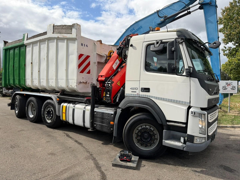 Volvo FM 420 8x2 HOOKLIFT + CRANE PALFINGER PK19.001 SLD B - *294.000km* - EURO 6 - LIFT + STEERING AXLE - I SHIFT - BE TRUCK - 吊钩升降车, 起重车:图2 Volvo FM 420 8x2 HOOKLIFT + CRANE PALFINGER PK19.001 SLD B - *294.000km* - EURO 6 - LIFT + STEERING AXLE - I SHIFT - BE TRUCK - 吊钩升降车, 起重车:图2