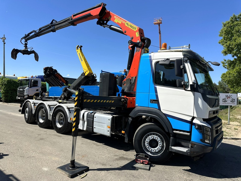 Volvo FMX 460 8x4 TRIDEM HOOKLIFT + CRANE PK 23002 SH + GRABBER / ROTATOR - EURO 6 - LIFT + STEERING AXLE - *374.000km* - EXT BUMPER - 吊钩升降车, 起重车:图1 Volvo FMX 460 8x4 TRIDEM HOOKLIFT + CRANE PK 23002 SH + GRABBER / ROTATOR - EURO 6 - LIFT + STEERING AXLE - *374.000km* - EXT BUMPER - 吊钩升降车, 起重车:图1