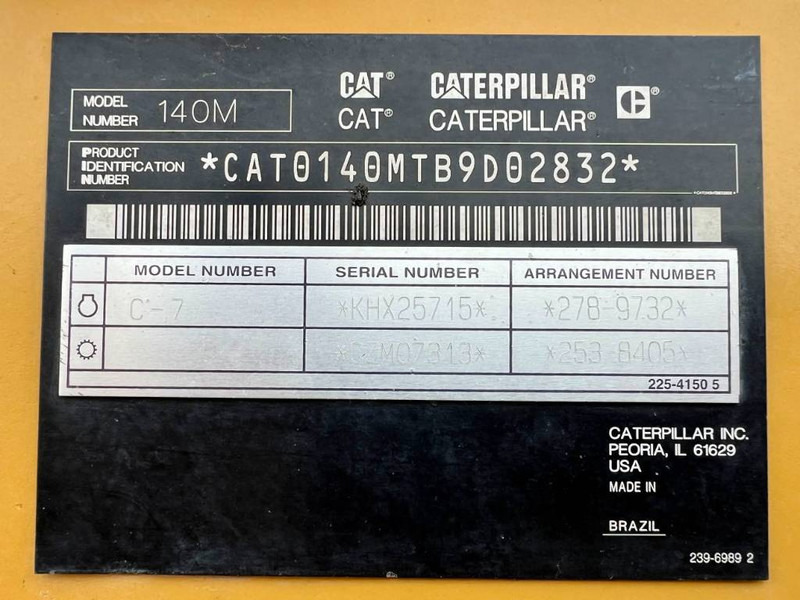 Cat 140M - 平路机:图5 Cat 140M - 平路机:图5