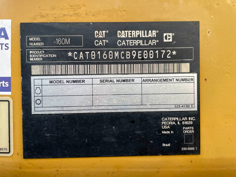 Cat 160M (140) - 平路机:图5 Cat 160M (140) - 平路机:图5