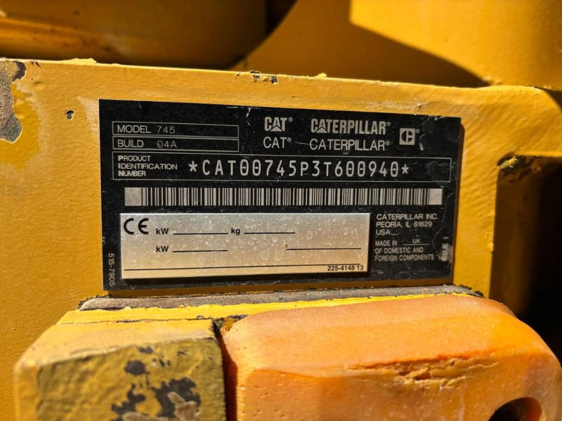 Cat 745 04A - 铰接式自卸车:图4 Cat 745 04A - 铰接式自卸车:图4