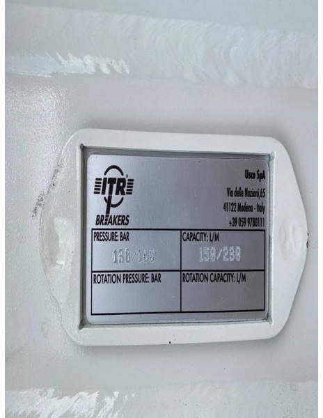 ITR UNH137 - 液压锤 适用于 建筑机械:图2 ITR UNH137 - 液压锤 适用于 建筑机械:图2