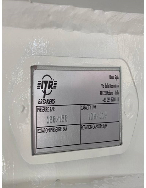 ITR UNH141 - 液压锤 适用于 建筑机械:图2 ITR UNH141 - 液压锤 适用于 建筑机械:图2