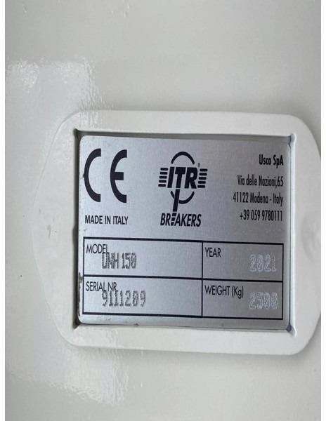 ITR UNH150 - 液压锤 适用于 建筑机械:图3 ITR UNH150 - 液压锤 适用于 建筑机械:图3