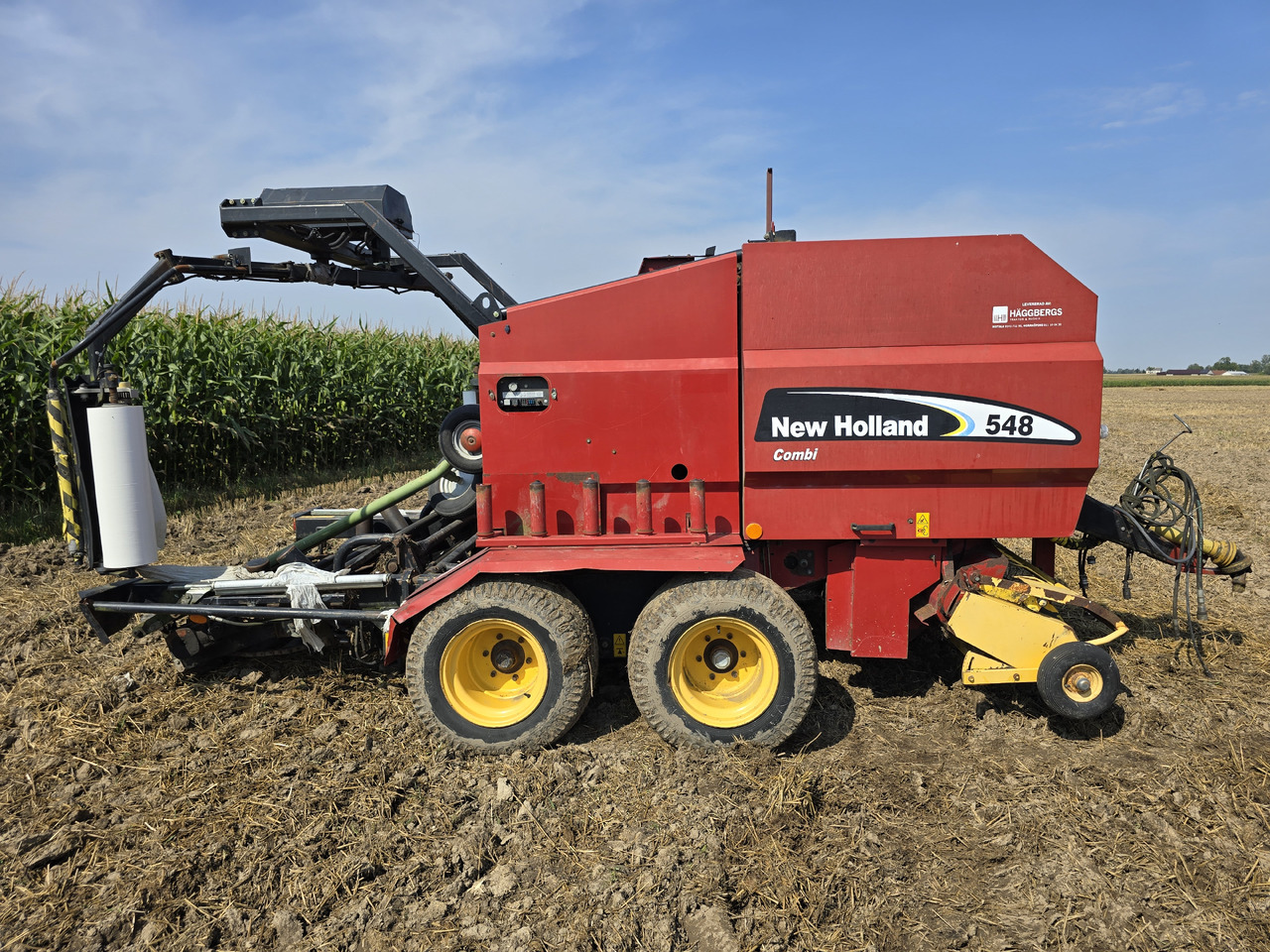 NEW HOLLAND 548 Combi - 圆形打包机:图1 NEW HOLLAND 548 Combi - 圆形打包机:图1