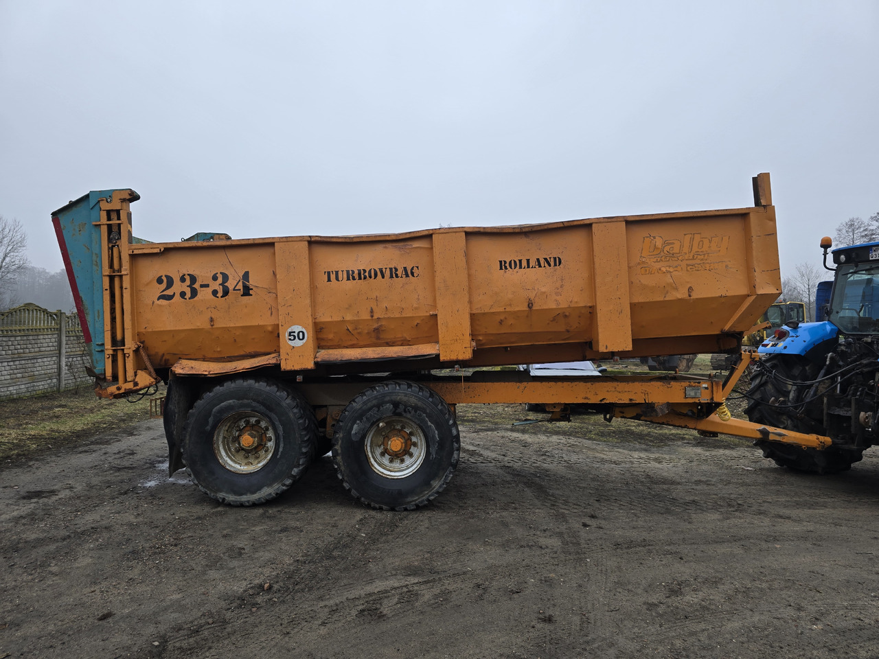 ROLLAND TURBOVRAC  23-34 - 农场自卸拖车/ 自卸车:图1 ROLLAND TURBOVRAC  23-34 - 农场自卸拖车/ 自卸车:图1