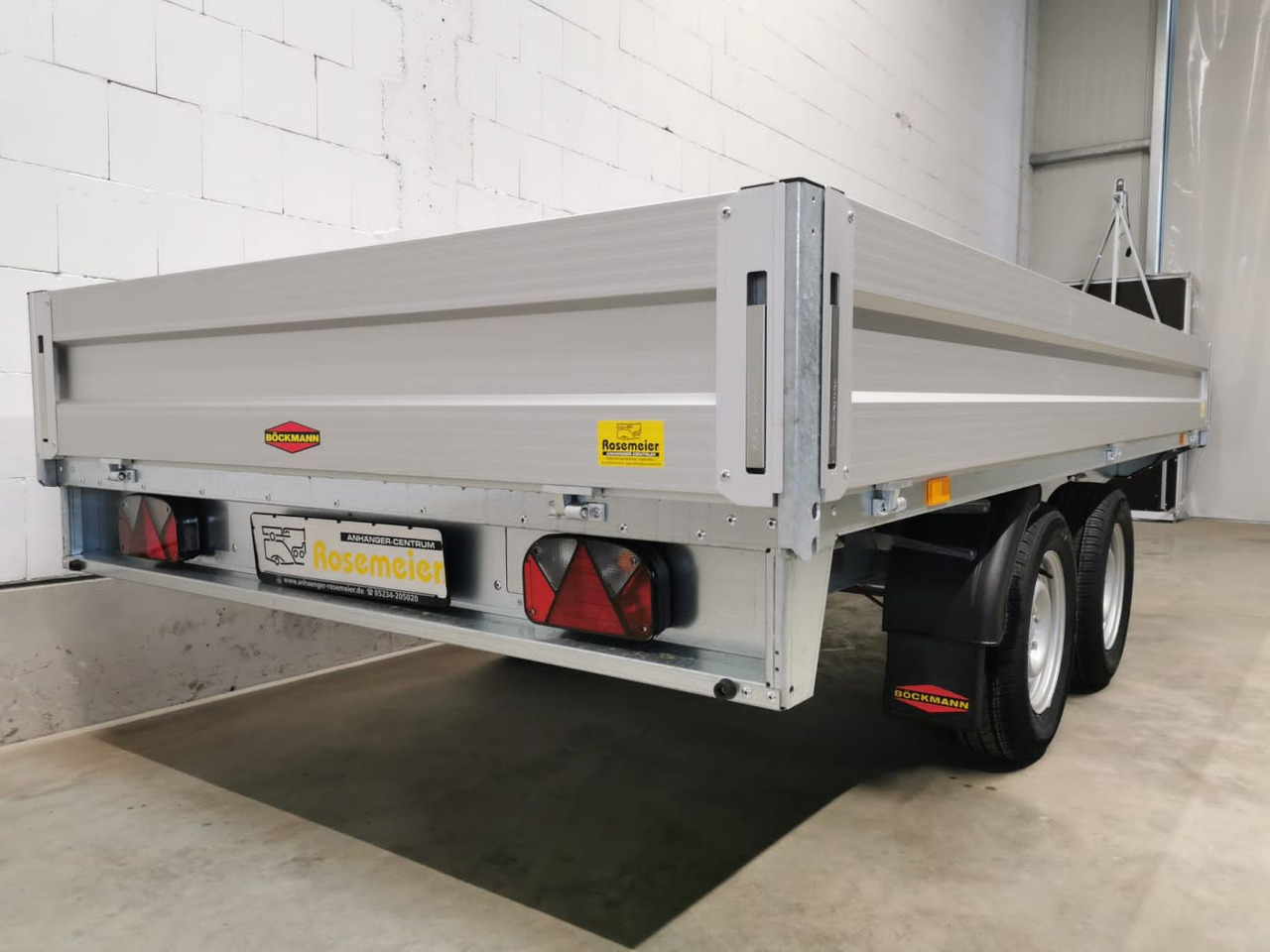 新的 栏板式/ 平板拖车 BOECKMANN HL-AL 3718/27 Eco XXL Hochlader：图19