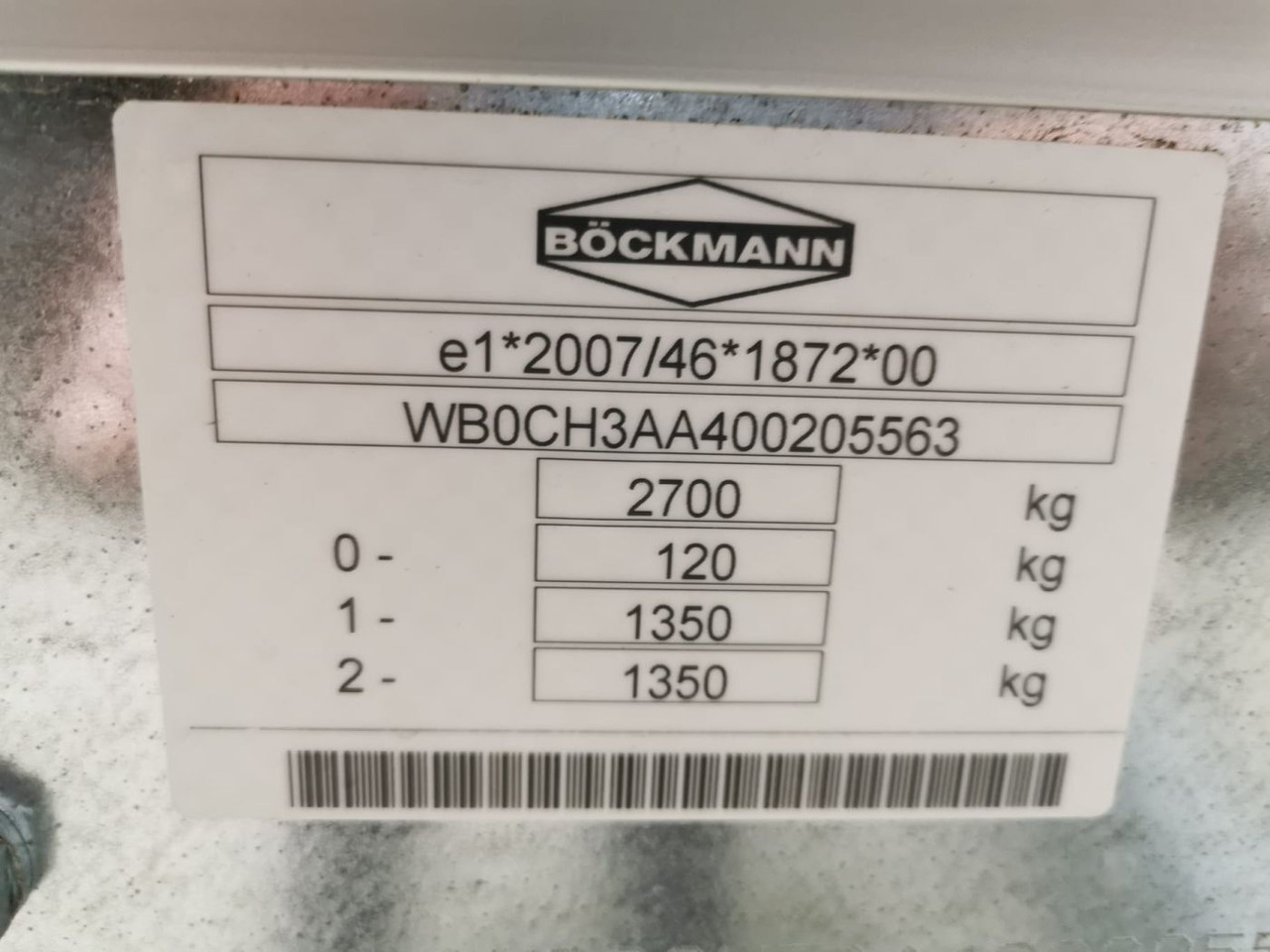 新的 栏板式/ 平板拖车 BOECKMANN HL-AL 3718/27 Eco XXL Hochlader：图25