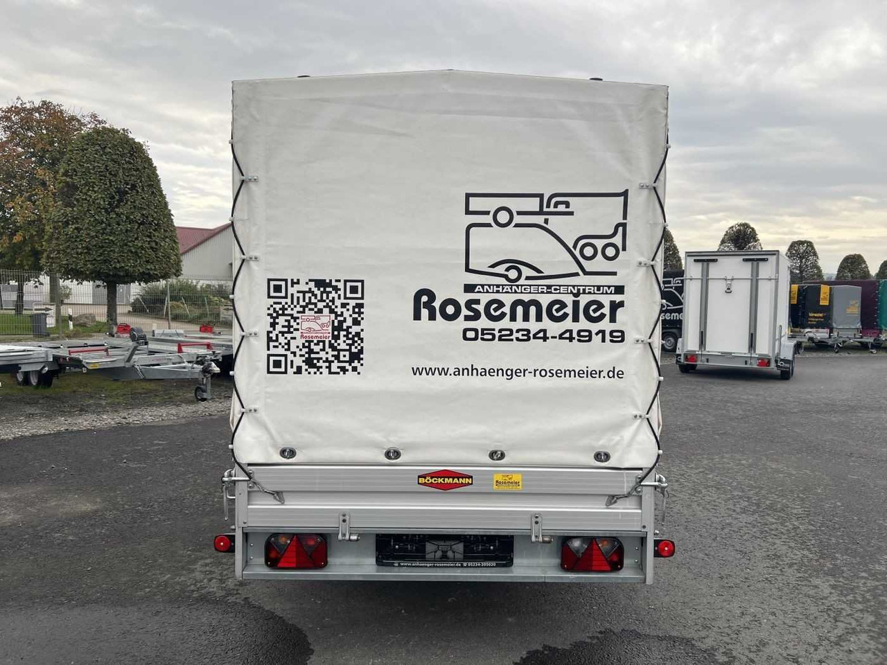 BOECKMANN TL-AL 3015/135 Plane weiß Kastenanhänger gebrems - 汽车拖车:图3 BOECKMANN TL-AL 3015/135 Plane weiß Kastenanhänger gebrems - 汽车拖车:图3