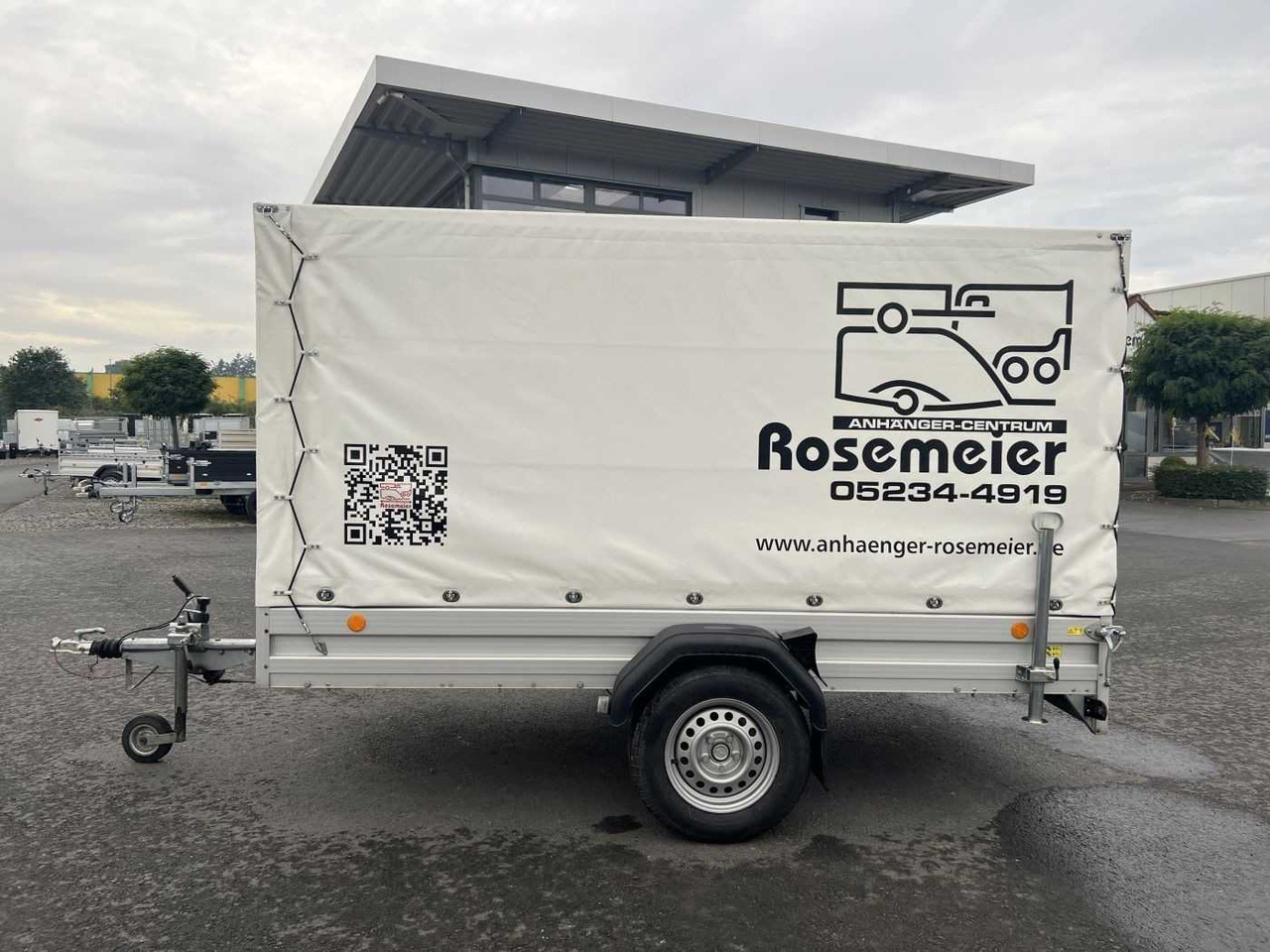 BOECKMANN TL-AL 3015/135 Plane weiß Kastenanhänger gebrems - 汽车拖车:图5 BOECKMANN TL-AL 3015/135 Plane weiß Kastenanhänger gebrems - 汽车拖车:图5