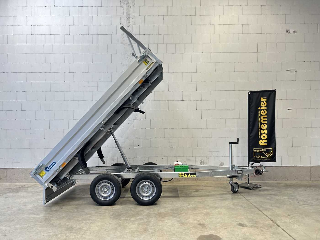 CHEVAL LIBERTE DEBON PW1.2E Lux E-Pumpe Rückwärtskipper - 翻斗拖车:图1 CHEVAL LIBERTE DEBON PW1.2E Lux E-Pumpe Rückwärtskipper - 翻斗拖车:图1