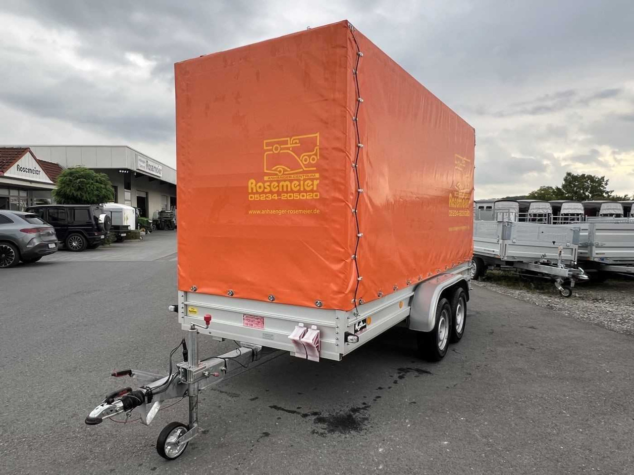 KOCH 150.400.26 Plane Kastenanhänger gebremst - 侧帘拖车:图4 KOCH 150.400.26 Plane Kastenanhänger gebremst - 侧帘拖车:图4