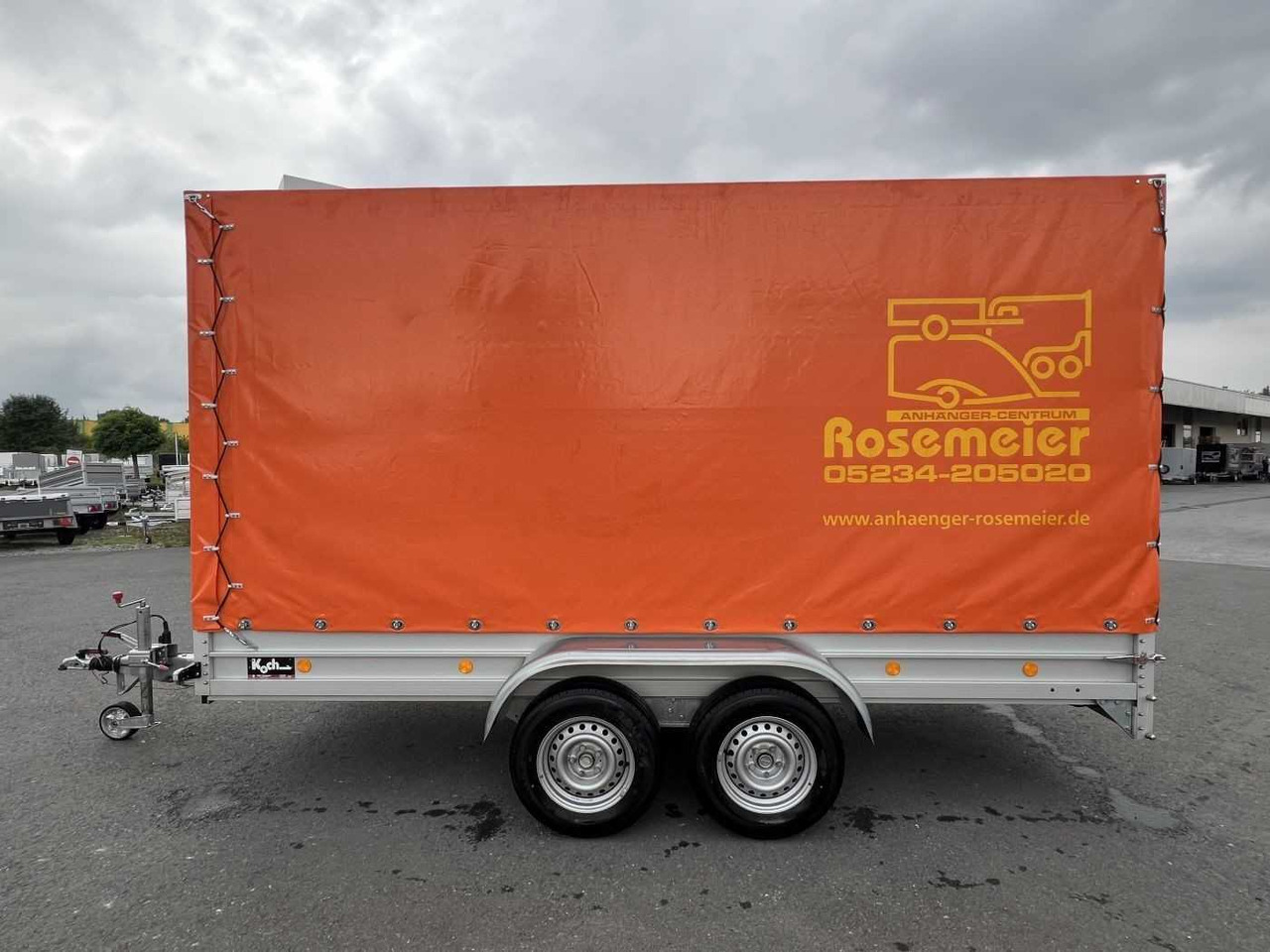 KOCH 150.400.26 Plane Kastenanhänger gebremst - 侧帘拖车:图5 KOCH 150.400.26 Plane Kastenanhänger gebremst - 侧帘拖车:图5