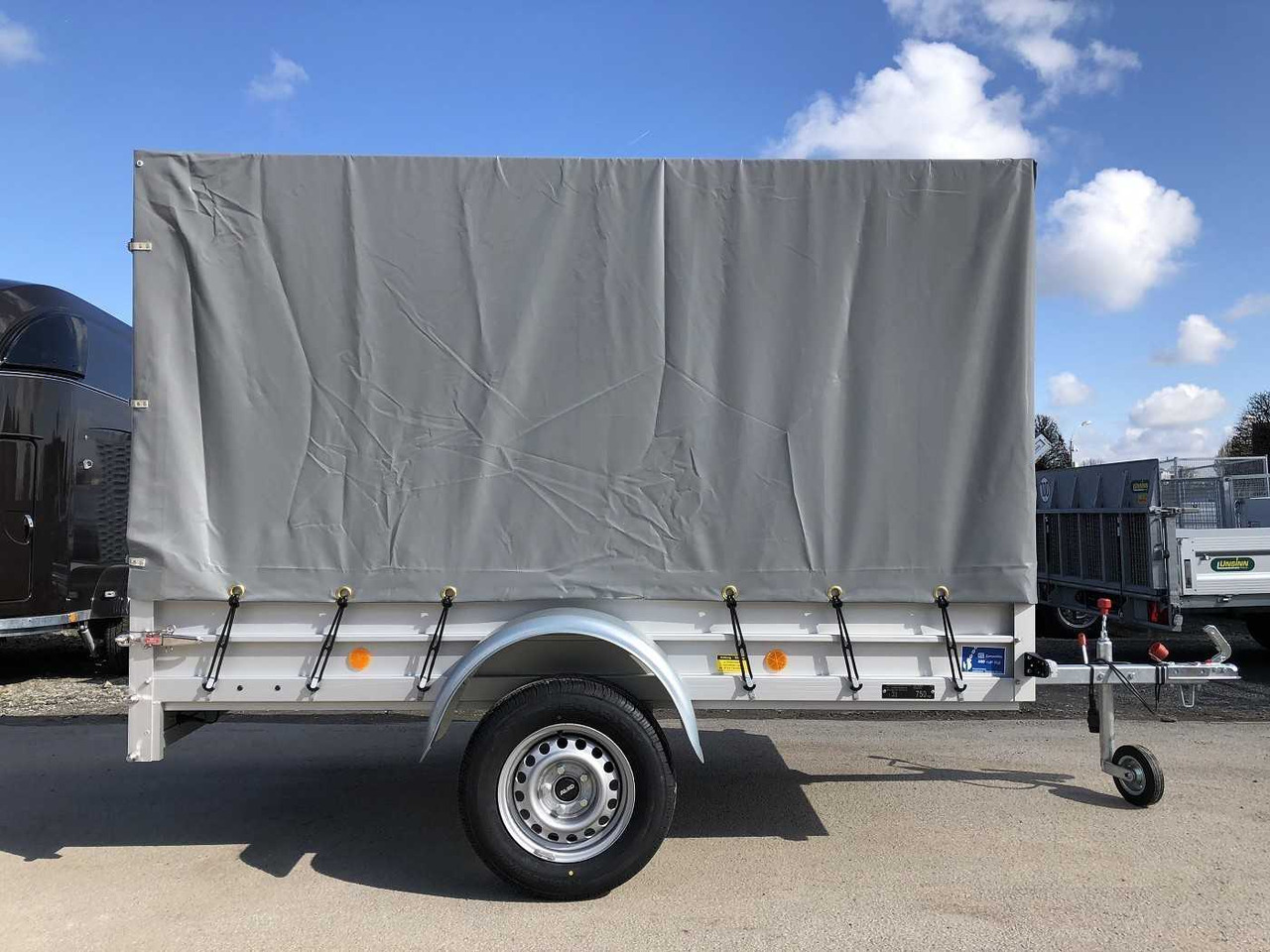 KOCH U4 mit Plane 1100 grau Kastenanhänger ungebremst - 汽车拖车:图1 KOCH U4 mit Plane 1100 grau Kastenanhänger ungebremst - 汽车拖车:图1