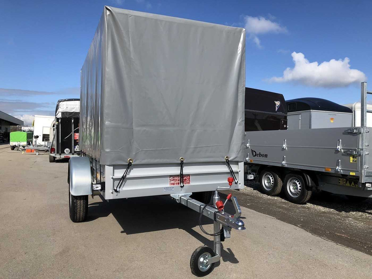 KOCH U4 mit Plane 1100 grau Kastenanhänger ungebremst - 汽车拖车:图2 KOCH U4 mit Plane 1100 grau Kastenanhänger ungebremst - 汽车拖车:图2