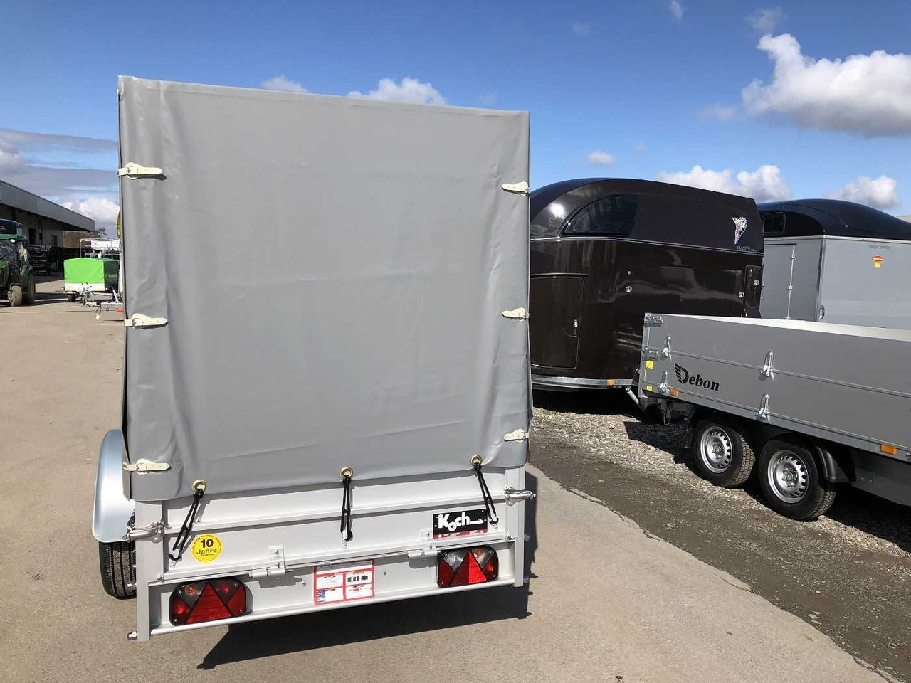 KOCH U4 mit Plane 1100 grau Kastenanhänger ungebremst - 汽车拖车:图5 KOCH U4 mit Plane 1100 grau Kastenanhänger ungebremst - 汽车拖车:图5