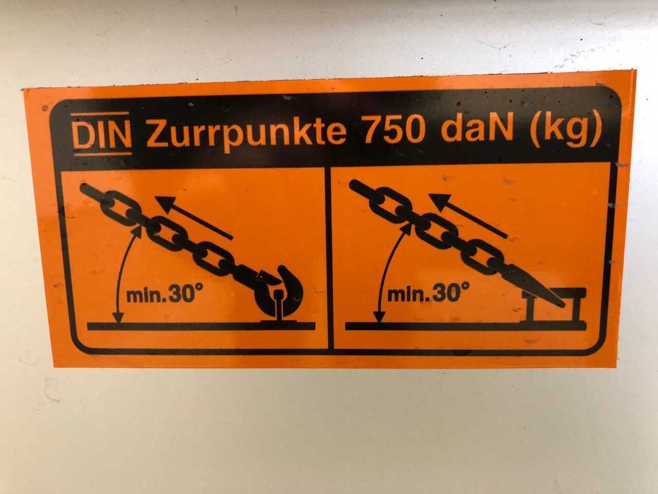 新的 封闭厢式拖车 VEZEKO TK B 15.35 SP Flügeltüren Kofferanhänger：图22